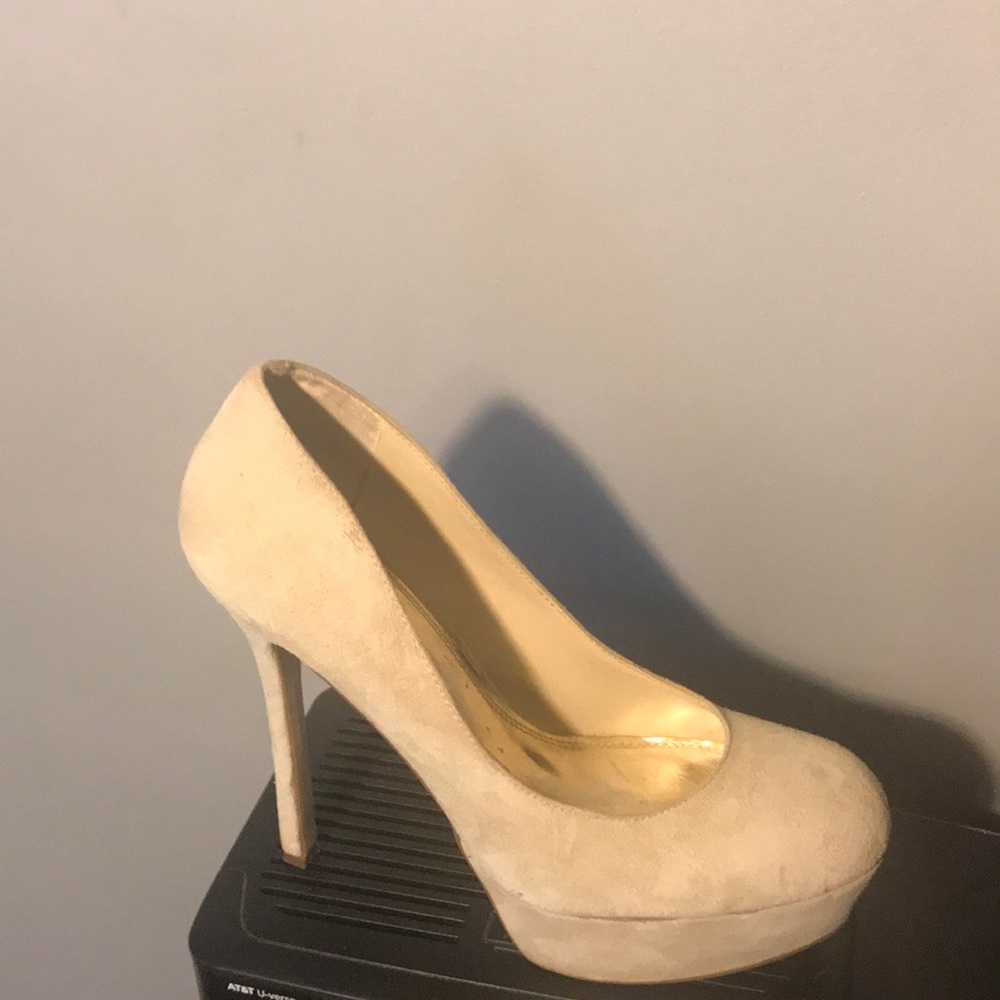 Steve Madden cream heels